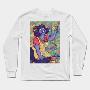 Jester painting Long Sleeve T-Shirt